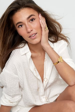 long necklace with various round charms h5 Picture2